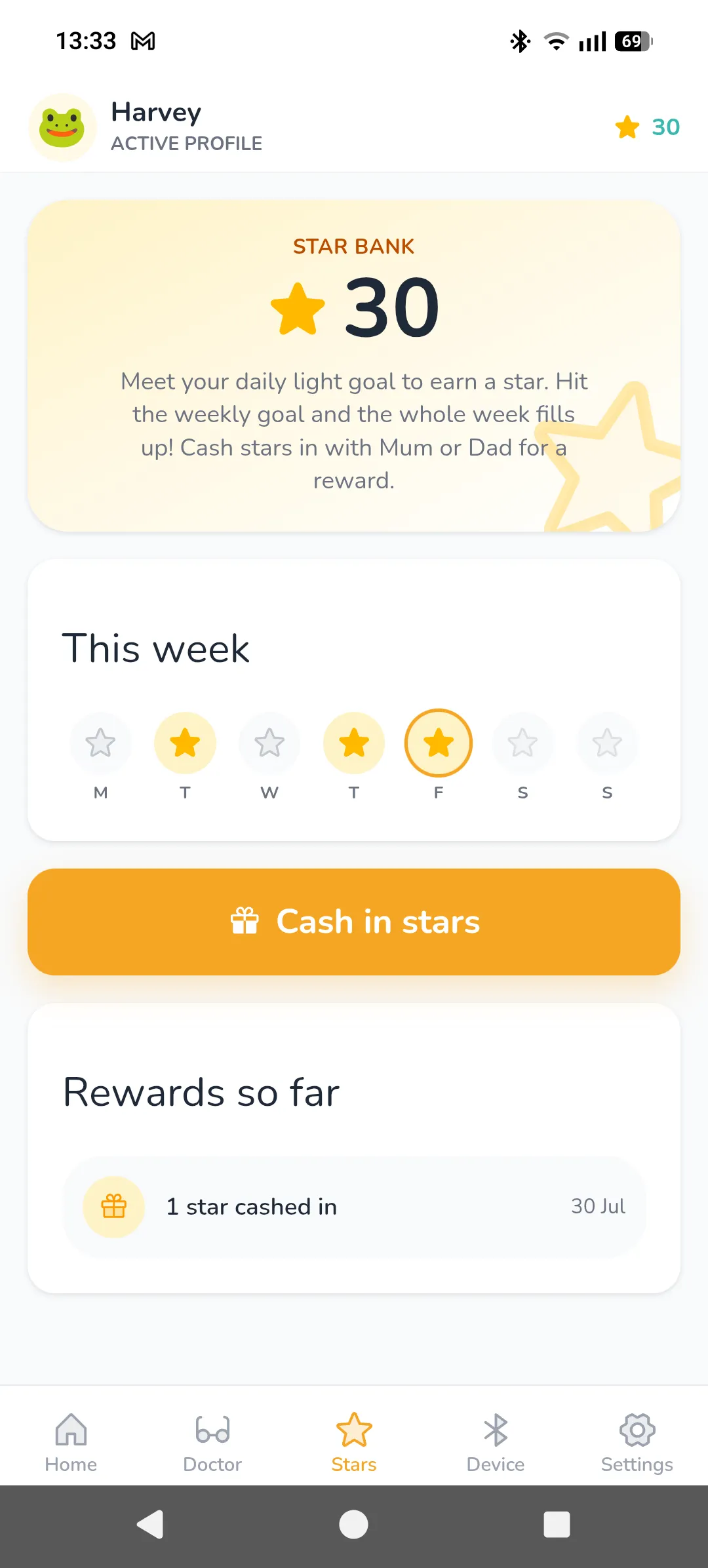 illumable star bank rewards and weekly streaks